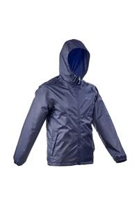 QUECHUA BY DECATHLON JACKET NH100 RAINCUT ZIP M NAVY