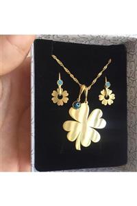 simurg jewellery Gümüş Yonca Seti