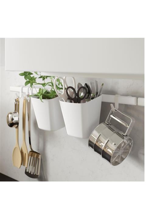 IKEA Kancalı Duvar Rayı, Mutfak Banyo Organizer, Sunnersta 60 Cm