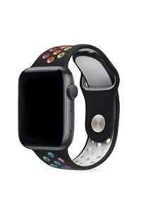 noktaks Apple Watch 44mm Krd-02 Silikon Kordon Akıllı Saat Kordonu