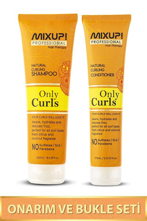 Mixup ! Onarım Ve Bukle 2'li Saç Bakım Seti