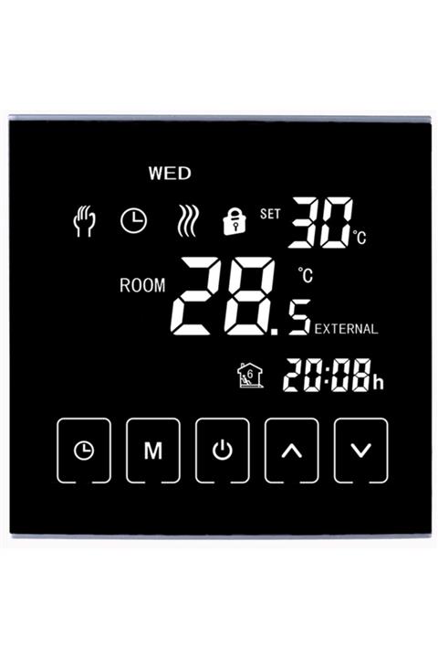 Hexa Controls Yerden Isıtma Sistemleri Ankastre Oda Termostatı, Haftalık Programlı