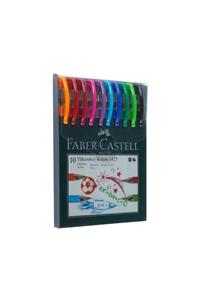 Faber Castell Faber 1425 0.7 Mm Iğne Uçlu Tükenmez Kalem 10 Renk (5215142557)