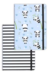 Matt Notebook A5 2'li Defter Seti 15x21 Cm Çizgili Panda