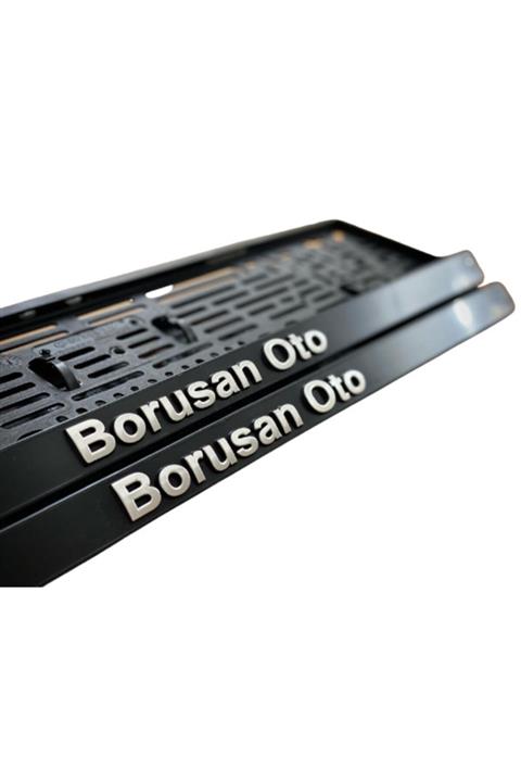 Ankaflex Bmw Borusan Oto Plakalık 2 Adet Uzun Plakalık Esnek Plastik Dikdörtgen