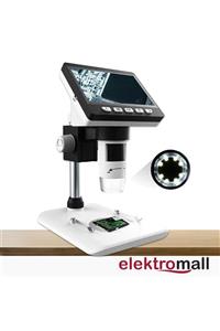 ELEKTROMALL Lcd Dijital Usb Mikroskop 4.3 Inç 1000x