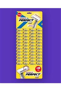 Dorco Perfect Tıraş Bıçağı - Tek Bıçaklı Kullan At Kartela - 48 Adet