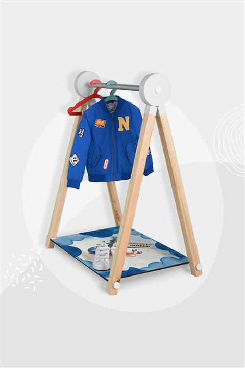 Popcorn Kids Natura Serisi Kıng Crown Elbise Askısı