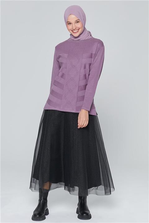 Armine Kadın Triko Kazak 20ka9004 Kiremit