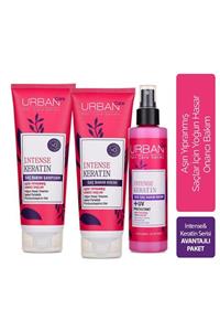 Urban Care Intense Keratin  Saç Bakım Serisi Avantajlı Bakım Seti