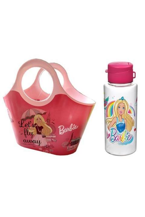 KaktüsKedi Barbie Çocuk Çantası Matara Seti 714230