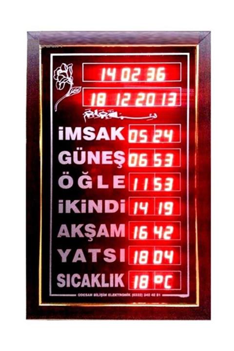 Lastvoice Ev Ve Büro Tipi Dijital Vakitmatik ( Ezan Okuyan Saat 35x23 cm.)
