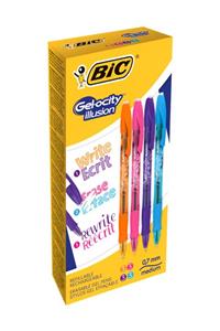 Bic Bic Gelocity Illusion Silinebilir Jel Kalem Fashion 4 Renk Karışık 12`li Kutu