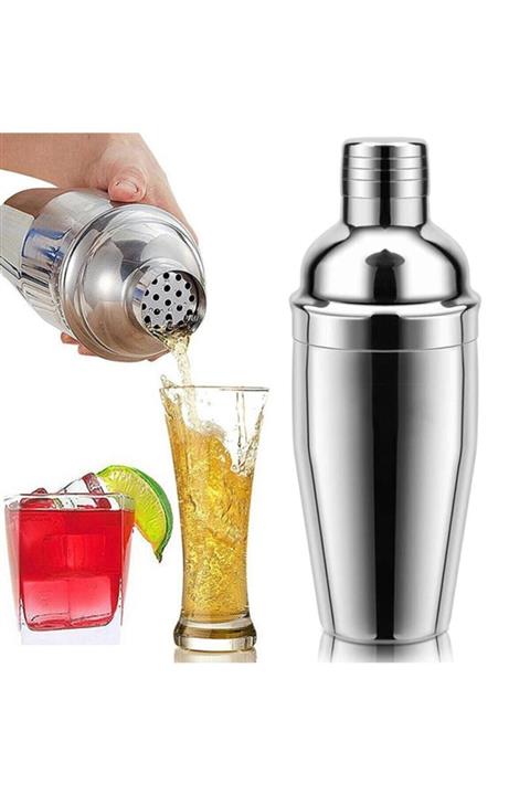 Jet's Home Çelik Kokteyl Shaker Biradlı 500 Ml