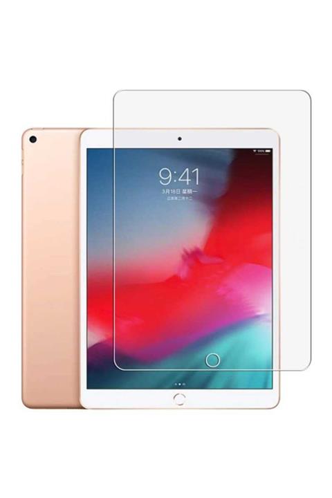 HEPTEKİLETİŞİM Apple Ipad 10.2 2021 (9.NESİL) Uyumlu Temperli Tam Korumalı Tablet Kırılmaz Cam