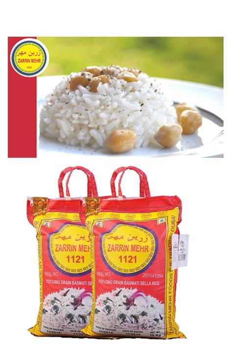 Zarrin Mehr Orjinal Hint Pirinci Zerrin Basmati Pirinç 10kg X 2 Adet (20 Kg)