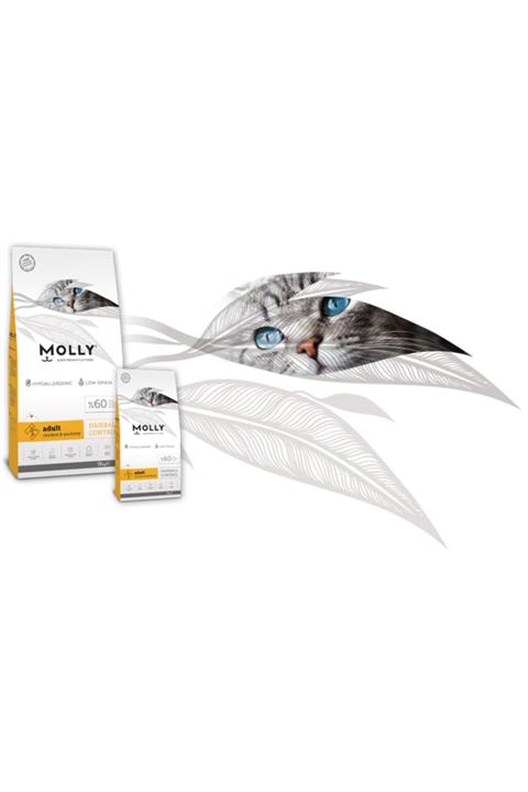 Molly Tavuklu Yetişkin Hairball Kedi Maması 15 Kg