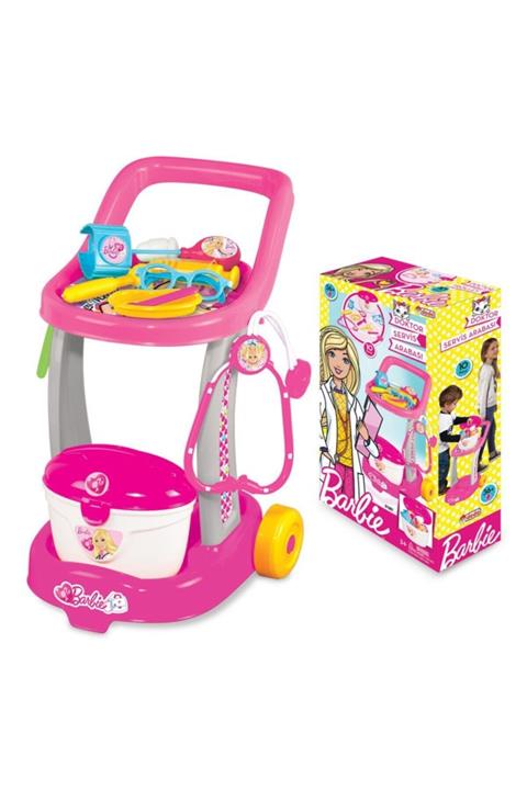 Dede Oyuncak Eğitici Barbie Doktor Servis Arabası 10 Parça 01987