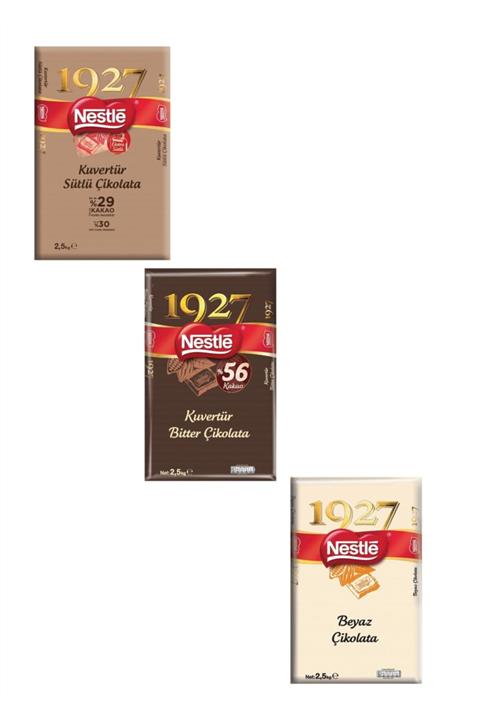 Nestle Sütlü-bitter-beyaz Kuvertür