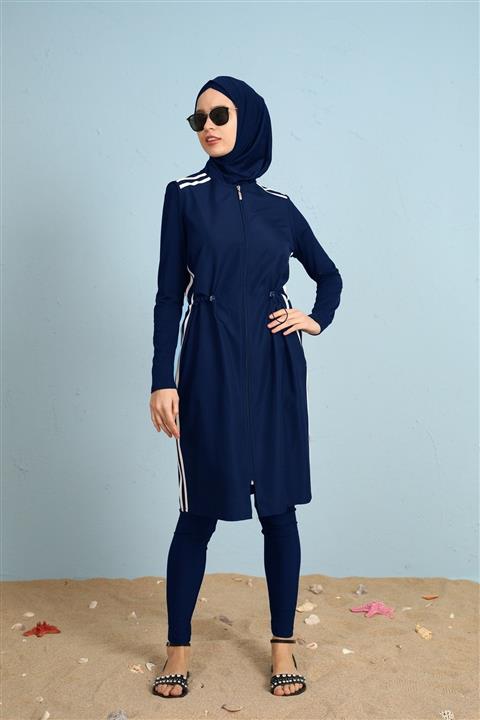 Modaesse Beyaz Biyeli Mayo