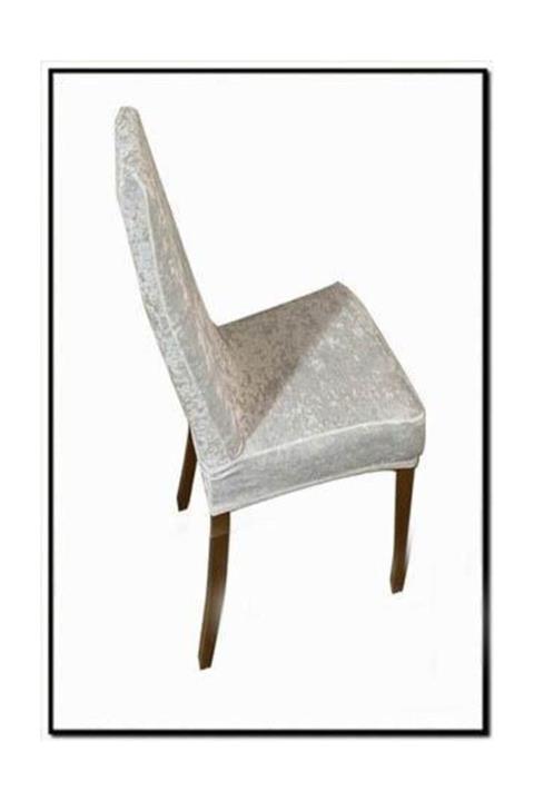 MADAM'S NBR Sandalye Kılıfı Kadife Gri Tek Adet