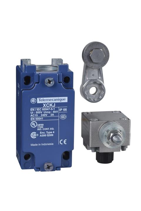 Schneider Electric Telemecanique Xckj10513, Açısal Hareketli, Metal Makaralı, Sınır Şalter, 1na+1nk