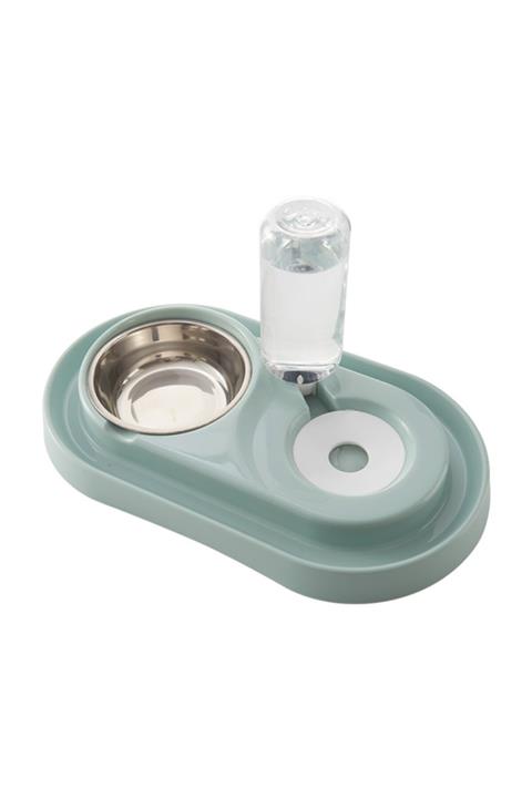 onxblue Mikopet Kedi Köpek Mama Su Kabı -pembe