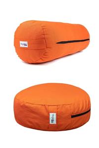 Yogabu Kabuk Dolgulu Minder Ve Bolster-turuncu