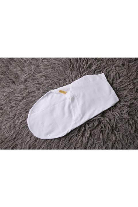 Elifababy Organic Yenidoğan Kundak Bandajlı Beyaz