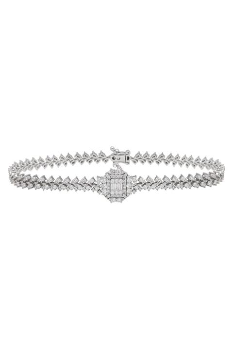 Vav Pırlanta 1,58 Ct 18 Ayar Pırlanta Bileklik