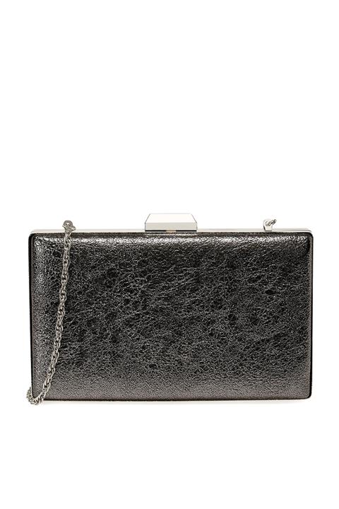 Nine West BRIGHT Metalik Gri Kadın Clutch 100513862