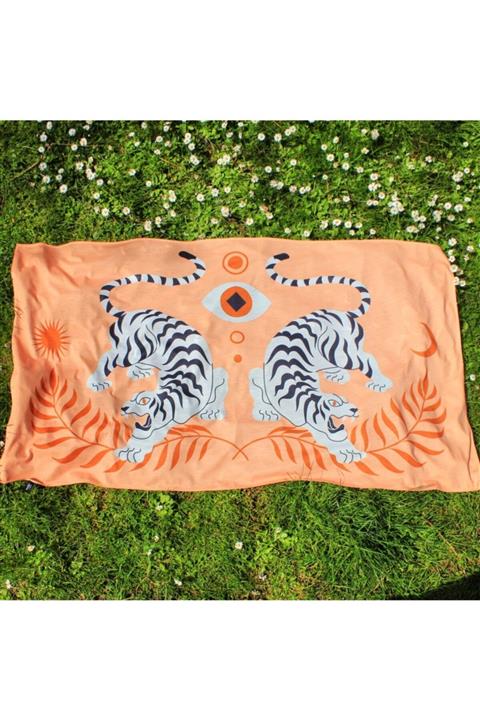 WANDER TAPESTRY Chinese Tigers - Kaplan Wander Duvar Örtüsü Tapestry