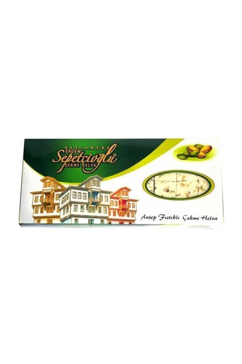 Sepetçioğlu 650 Gr Antep Fıstıklı Büyük Dilim Çekme Helva