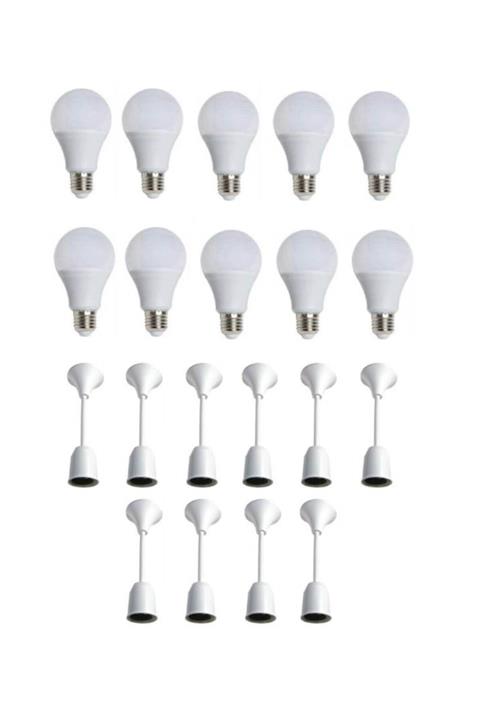 Cata 10 Adet Led Ampul & 10 Adet Askılı Duy