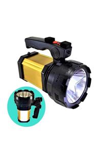 yopigo Yp-8100l Prejektör 25w Led Şarjlı El Feneri Sos Ve Uzun Menzil Powerbank Usb Çıkış + Yan Aydınlatma