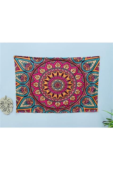 safe home Mandala Duvar Örtüsü