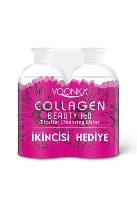 Voonka Beauty Collagen H2o Micellar Cleansing Water 500 Ml - Ikincisi Hediye