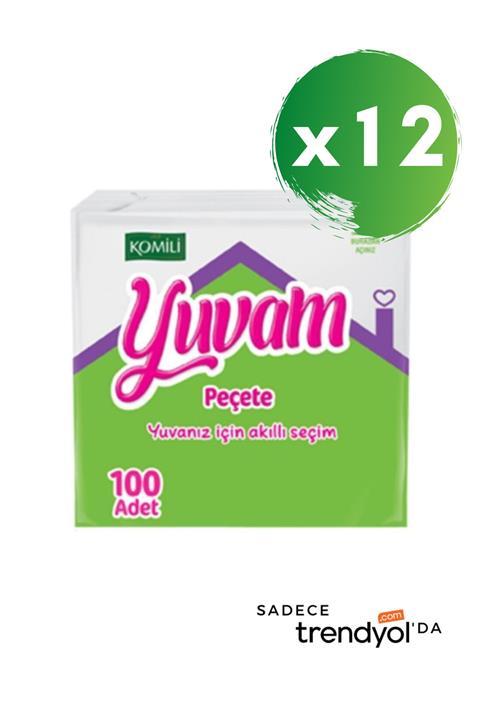 Komili Yuvam Peçete 100'lü * 12 Adet