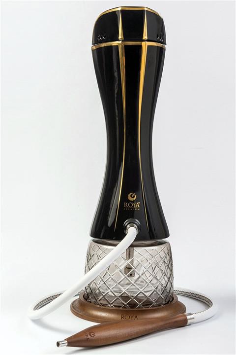 KCD Premıum Çizgi Siyah Altın Nargile Takımı