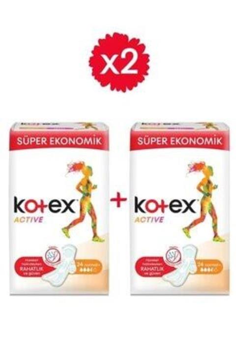 Kotex Active Quadro Normal 24lü 2 Paket