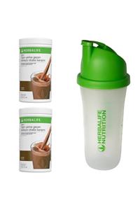 Herbalife Besleyici Shake Çikolata Aromalı 2adet +karıştı Shaker