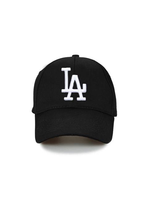 NuxFah La Los Angeles Şapka Unisex Siyah Şapka