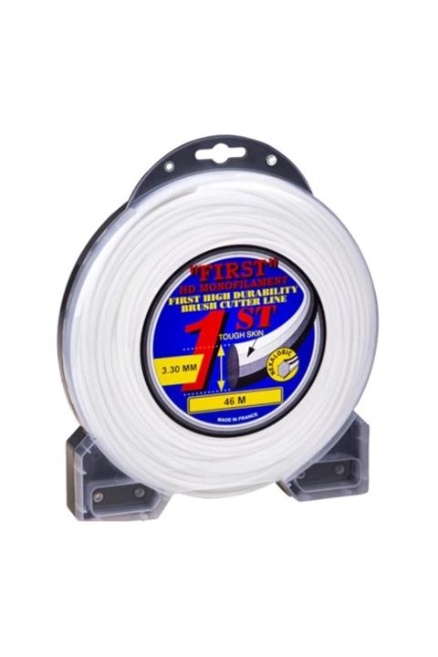 First Motorlu Tırpan Misinası 3.30mm 6 Köşe Beyaz Misina