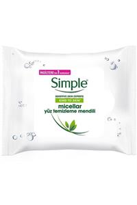 Simple Marka: Micellar Temizleme Mendili 25 Adet