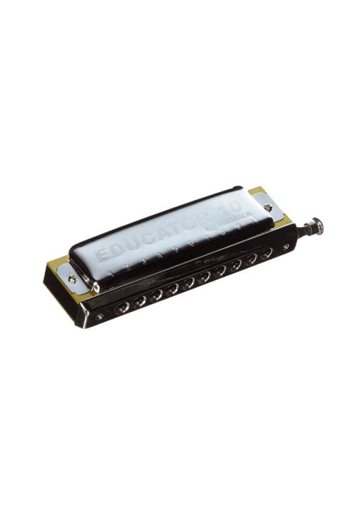 Hohner Educator 10 Delik Chromatik Pompalı Mızıka-çantalı
