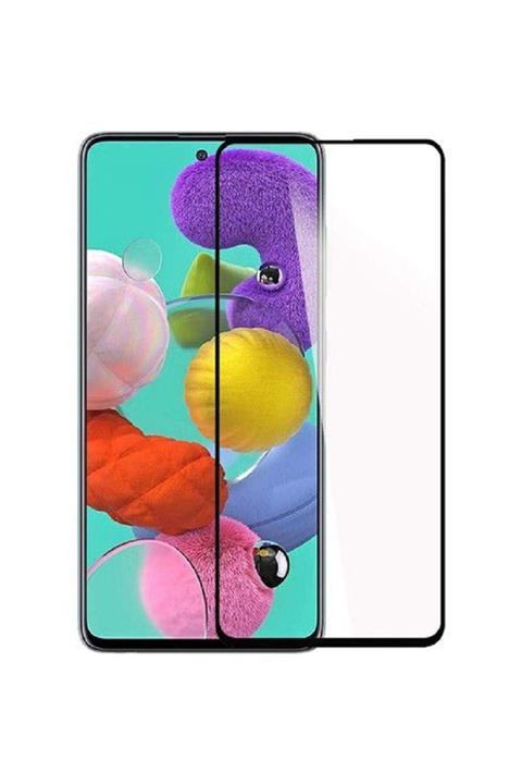 SKV MOBILE Samsung A51 Tam Ekran Koruyucu Kırılmaz Cam