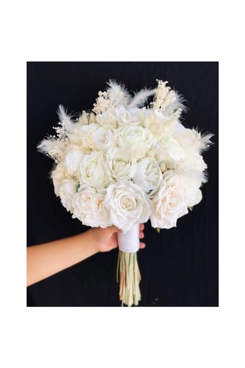 DUVAK FABRİKASI Gelin Ve Damat Yaka Çiçek Seti