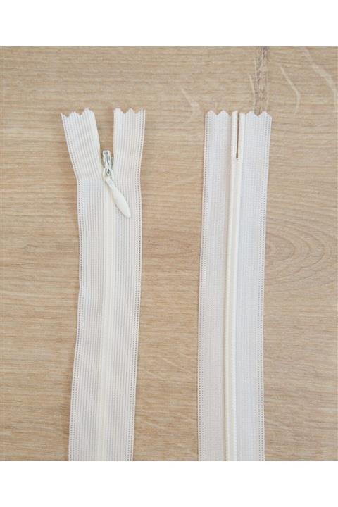 Kezban Tekstil Krem Gizli Fermuar 50 Cm 1 Adet