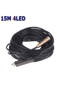 Kingboss 15 Metre Hd Usb Endoskop Yılan Kamera Su Geçirmez