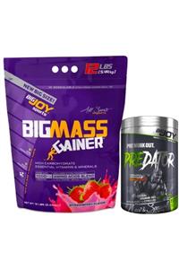 Bigjoy Sports Bigjoy Big Mass Gainer 5440gr Çilek Aromalı Predator Pre Workout 510 Gr